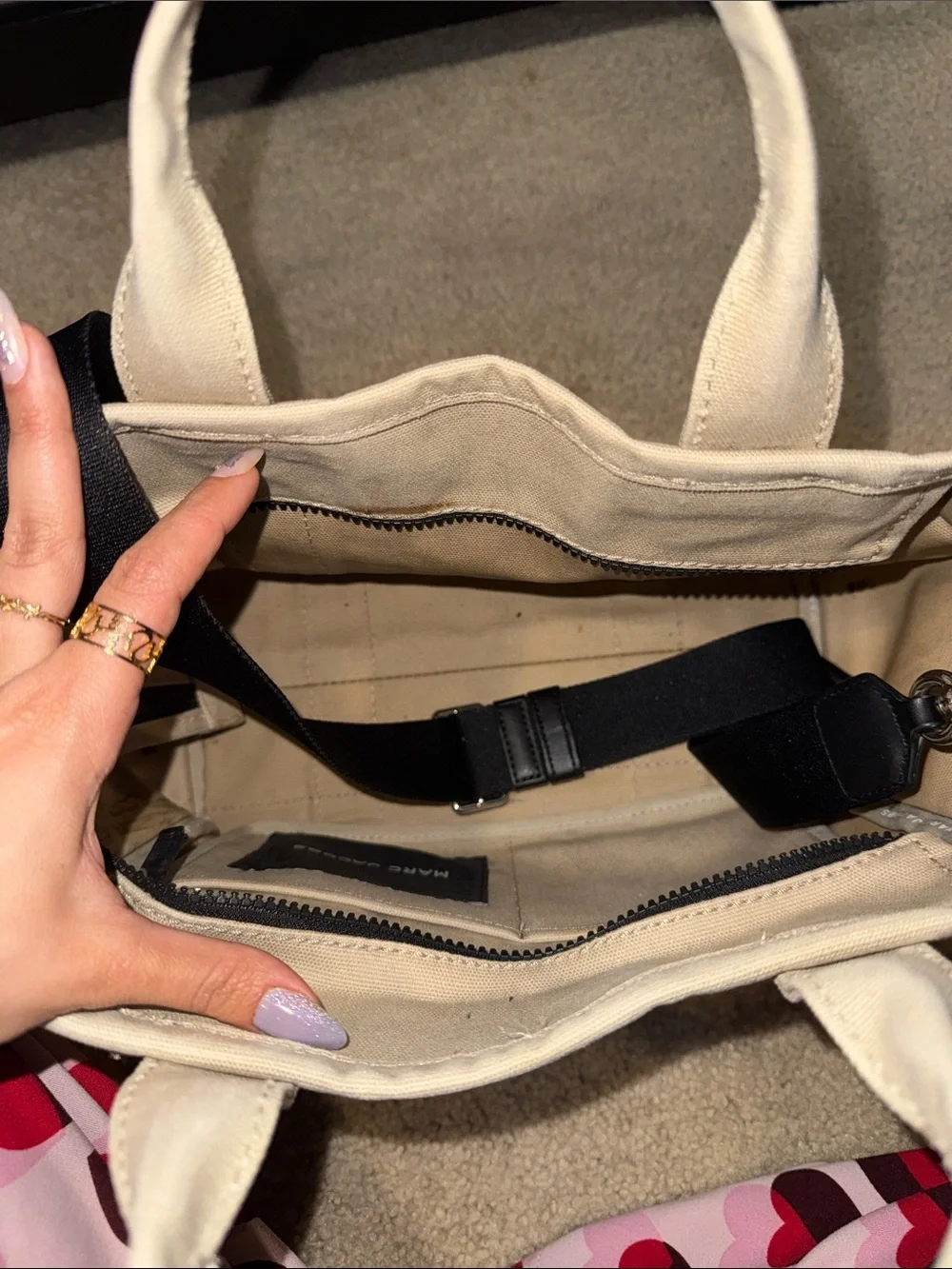 Marc Jacobs canvas tote